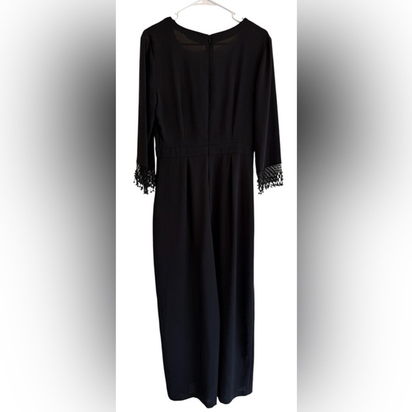Zara Black Wide Leg Jumpsuit - Picture 4 of 9
